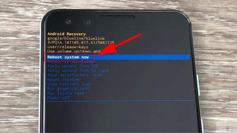 cách reset Samsung bằng Recovery