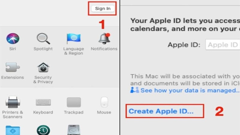Cách tạo iCloud trên Macbook 2