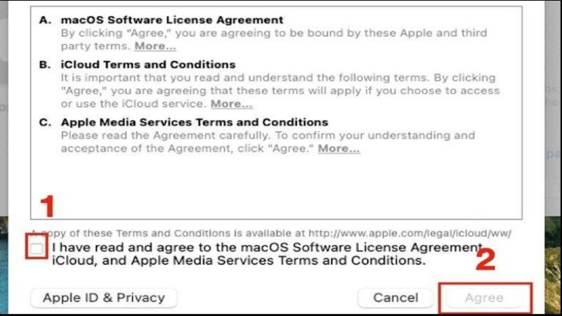 Cách tạo iCloud trên Macbook 5