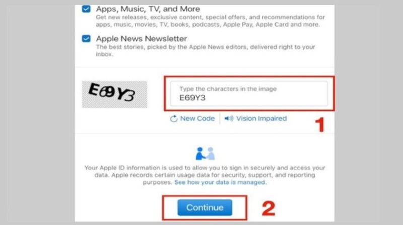 Cách tạo iCloud trên Web 2