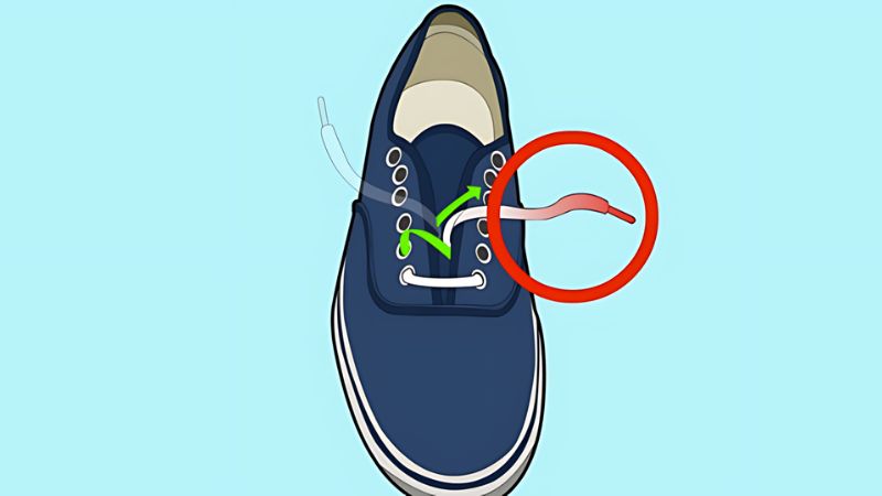 cách thắt dây giày