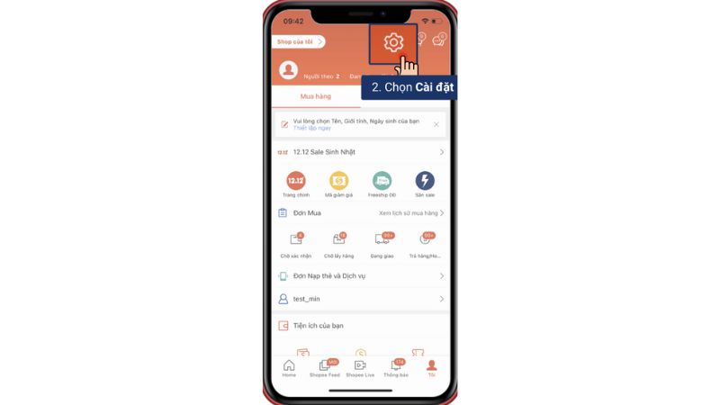 cách xóa tài khoản shopee đơn giản