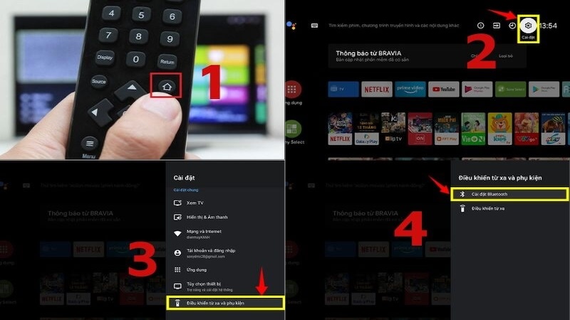 cài đặt Bluetooth