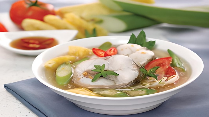 canh chua cá lóc ngon