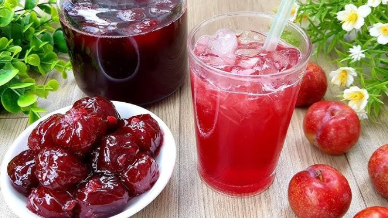 Chia sẻ cách bảo quản siro mận dùng trong thời gian dài