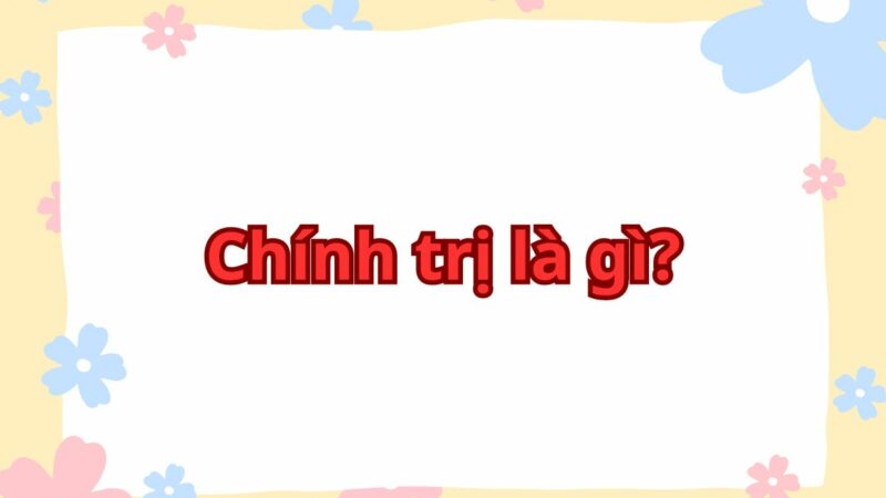 Chính trị là gì? Vai trò của nhà nước trong hệ thống chính trị 