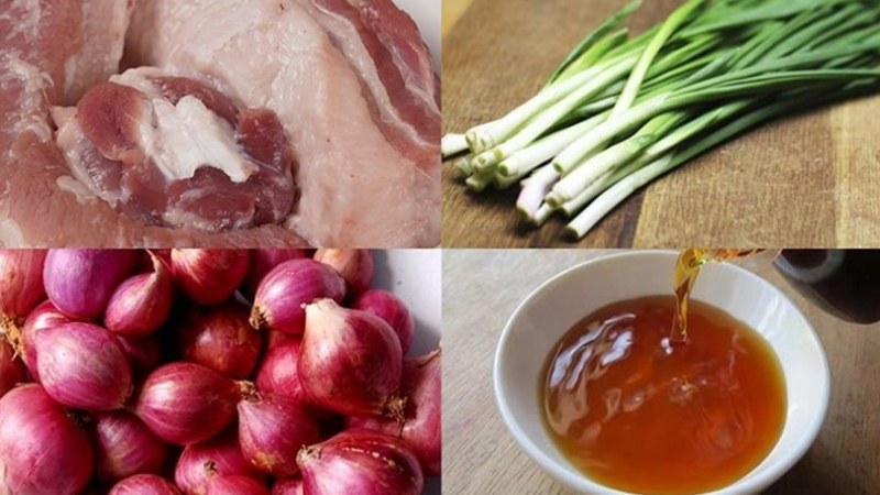 Chuẩn bị nguyên liệu làm thịt cháy cạnh