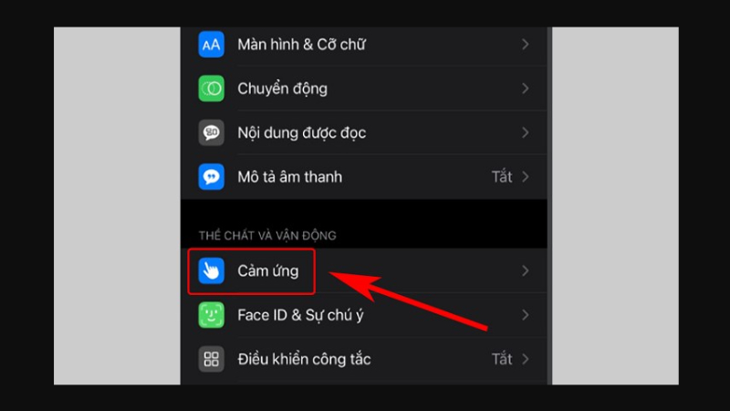 Chụp màn hình iPhone bằng cách gõ mặt lưng 2