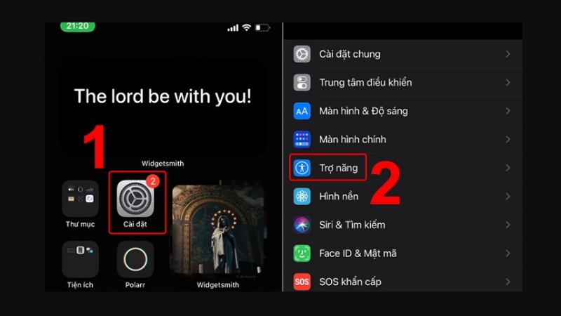 Chụp màn hình iPhone sử dụng nút Home ảo hai chạm 1