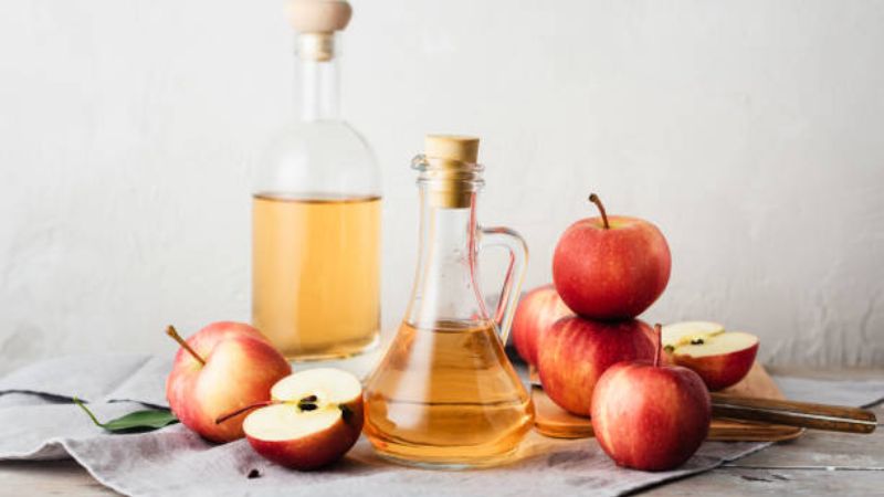 dùng giấm táo trị nấm candida