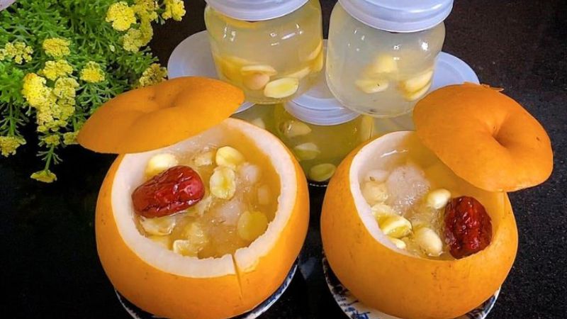 Hướng dẫn cách làm yến đường phèn lê vàng thơm ngọt