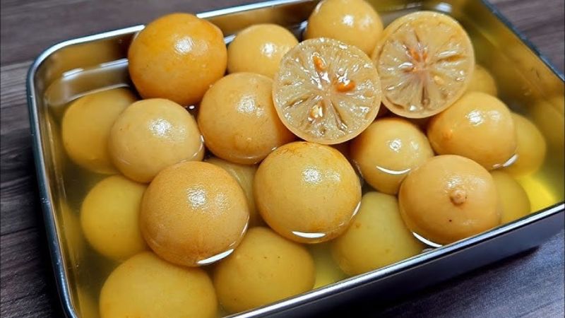 Hướng dẫn cách làm chanh muối đơn giản tại nhà