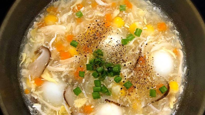 Hướng dẫn cách nấu súp gà thập cẩm