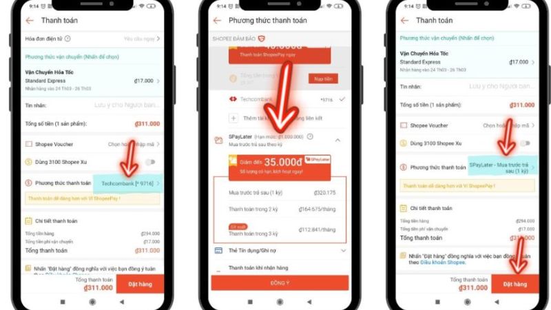 Mua sắm thả ga với SpayLater trên Shopee