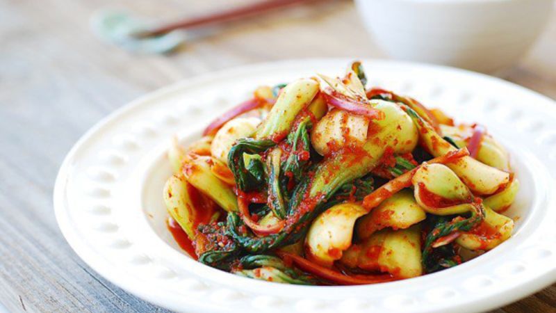 Kim chi cải thìa giòn giòn cay tê