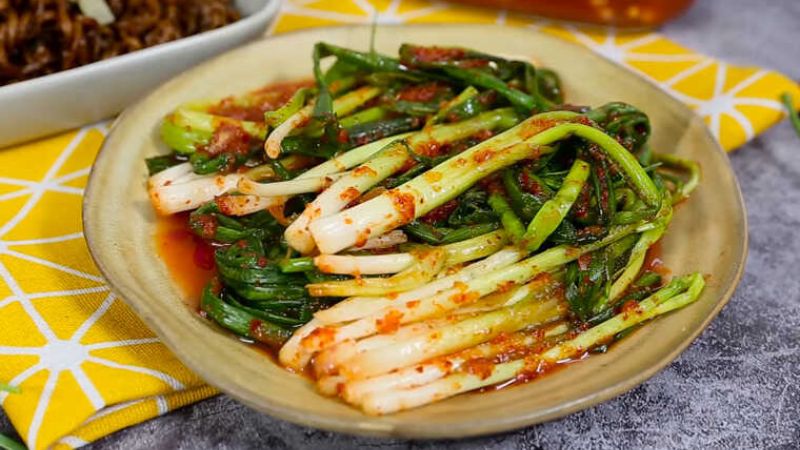 Kim chi hành lá dành cho những người đam mê ăn hành