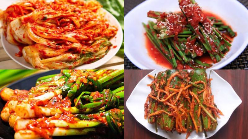 Kim chi rất phổ biến ở Hàn Quốc