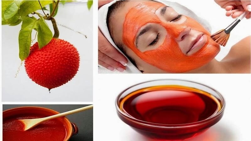lợi ích của dầu gấc làm đẹp da