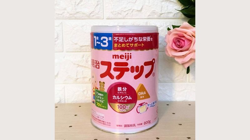 lưu ý khi pha sữa meiji