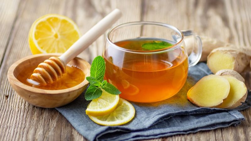 mật ong chanh trị viêm nang lông