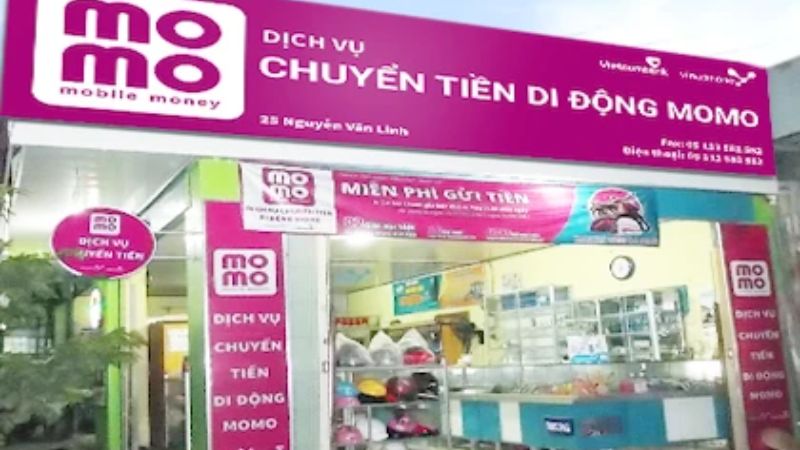 Nạp tiền tại điểm giao dịch của MoMo