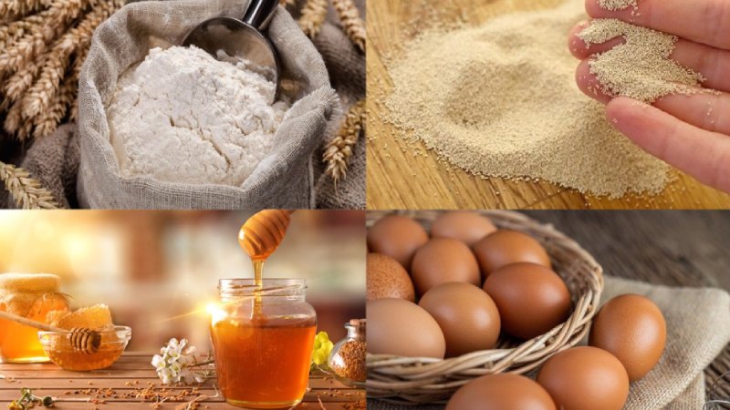 Nguyên liệu làm bánh mì bằng lò nướng