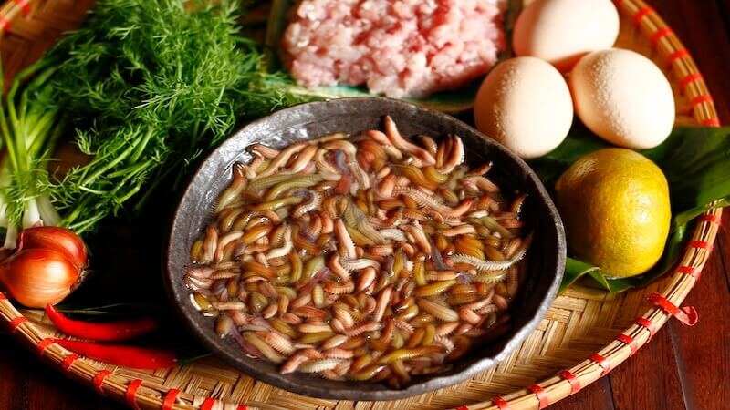 Nguyên liệu làm chả rươi 