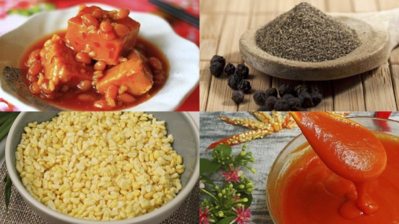 Nguyên liệu làm nước chấm sốt tiêu đen chao