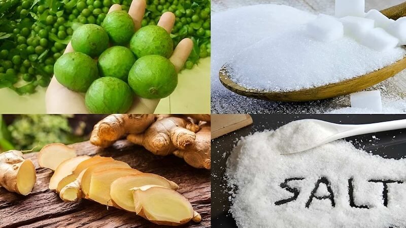 nguyên liệu làm sấu ngâm đường