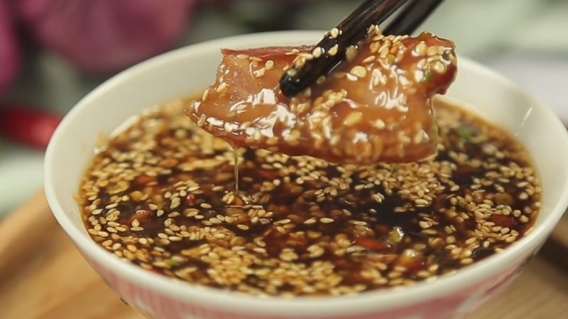 Nước chấm thịt nướng mè xì dầu
