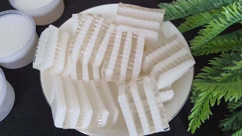 rau câu dừa ngon dễ làm