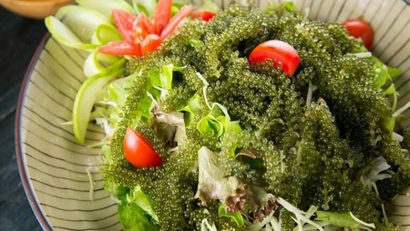 Salad rong nho là món ăn giàu dinh dưỡng