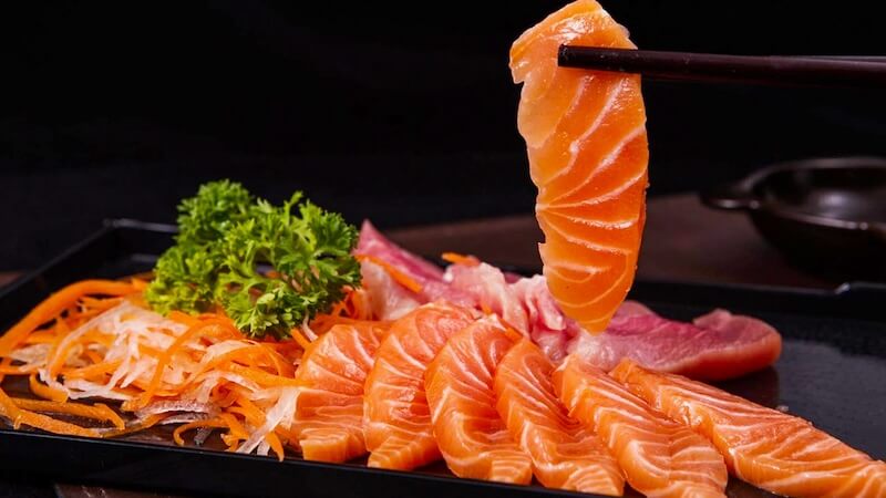 Sashimi cá hồi