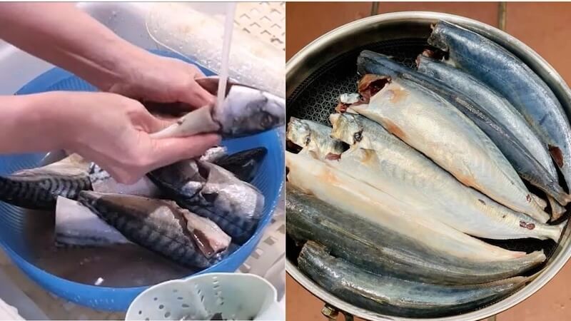 sơ chế cá nục 