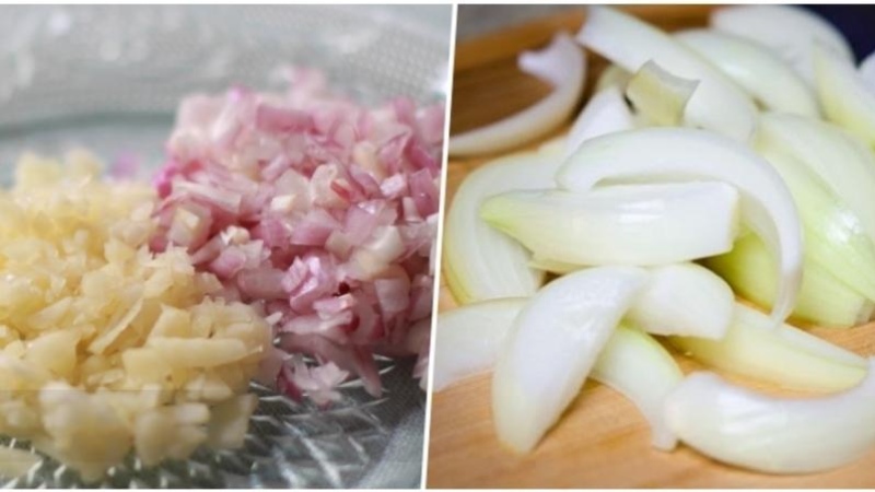 Sơ chế rau củ nấu mì Quảng