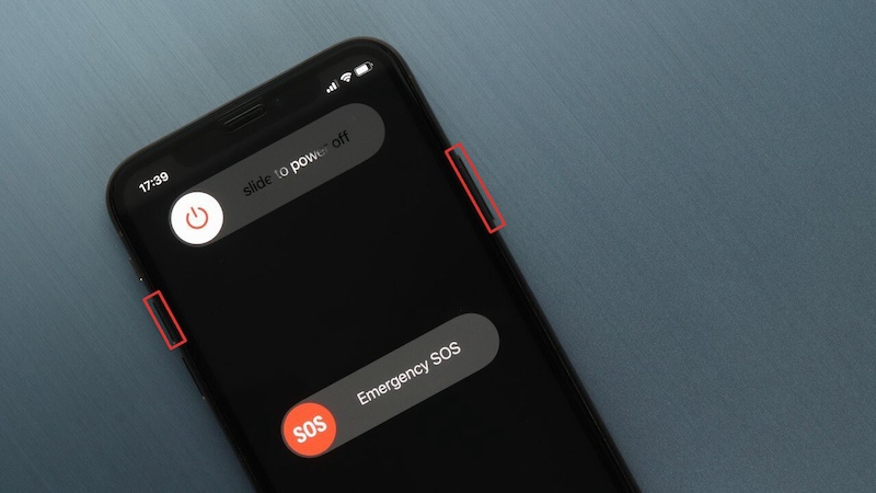 sử dụng phím vật lý iphone X
