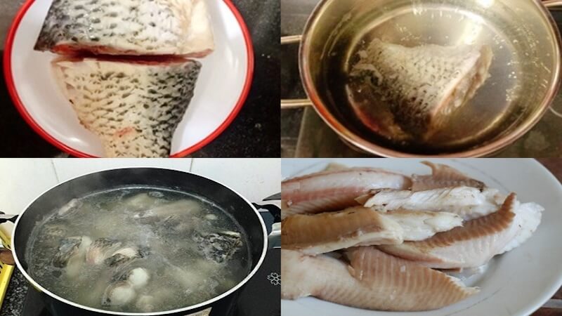 Tách thịt cá chép 