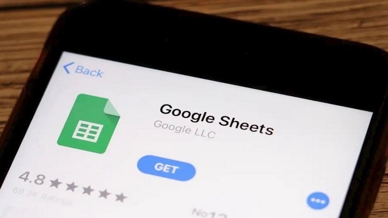 Tải ứng dụng Google trang tính