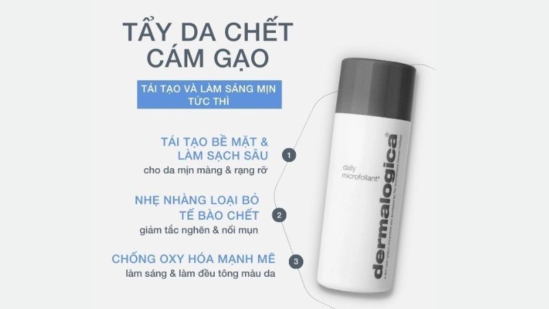 tẩy tế bào chết lành tính cho da