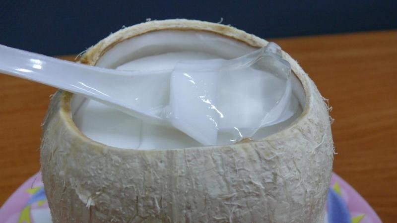 Thạch dừa xiêm nguyên trái