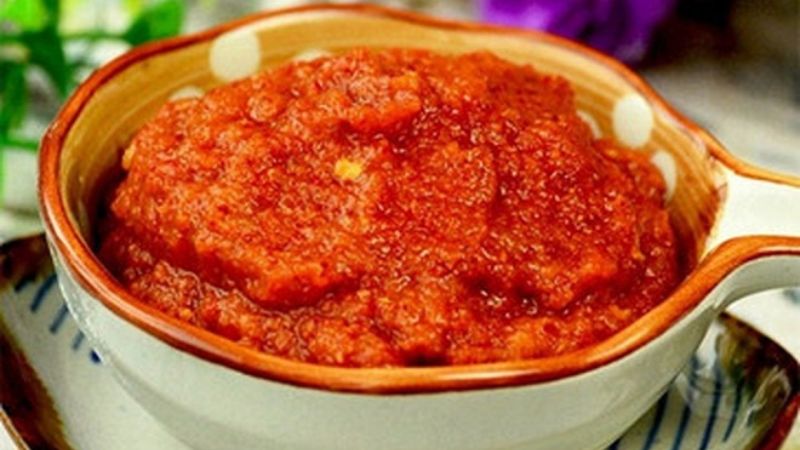Thành phẩm chén tương ớt Hàn Quốc đậm vị