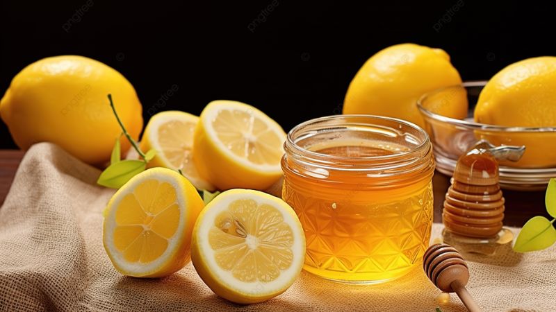 trị đau họng với chanh mật ong