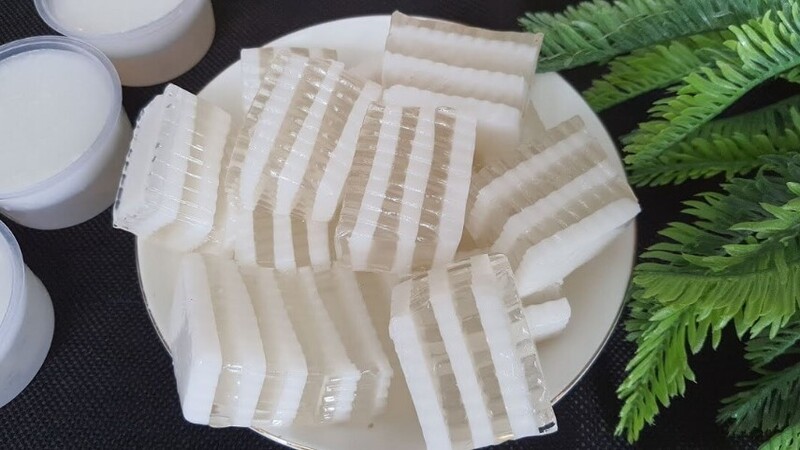 Cách làm rau câu dẻo nước cốt dừa