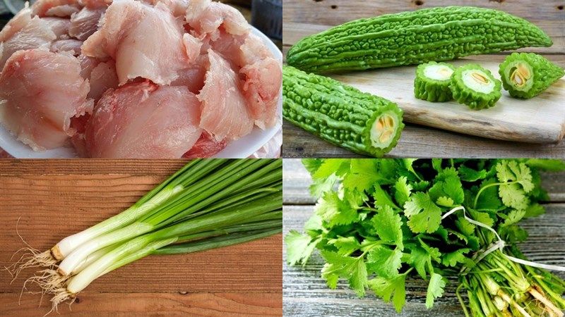 Cách nấu canh khổ qua cắt lát với cá thác lác