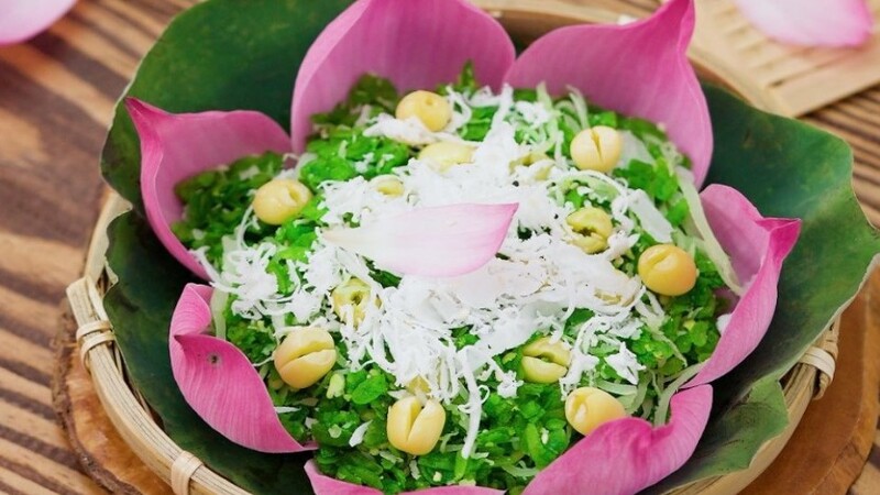 Cách nấu xôi gạo nếp với cốm