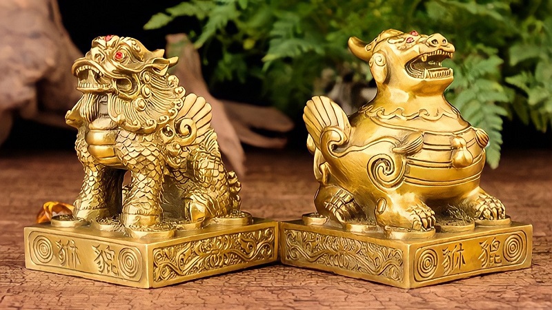 Sử dụng vật phẩm phong thủy