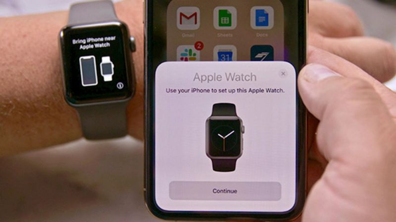 cách kết nối apple watch với iphone