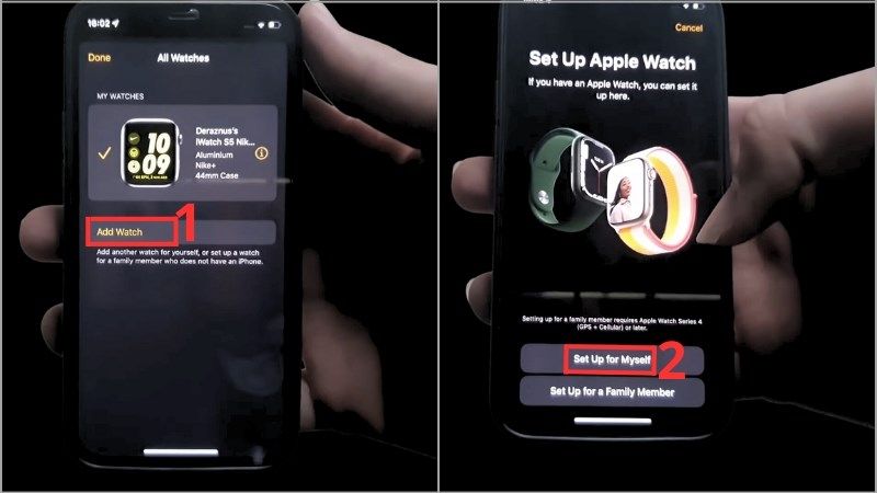 cách kết nối apple watch với nhiều iphone