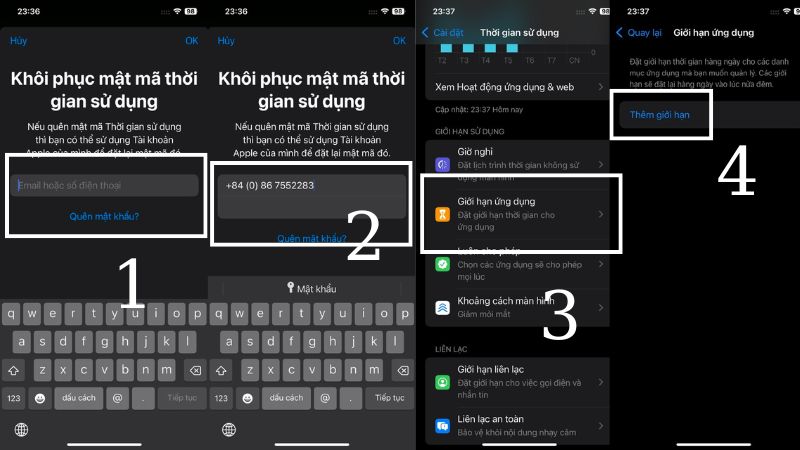 cách khóa ứng dụng trên iPhone bằng thời gian sử dụng