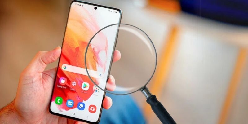 cách kiểm tra màn hình samsung